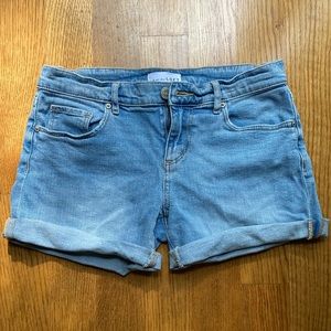 Loft Light Wash Jean Shorts